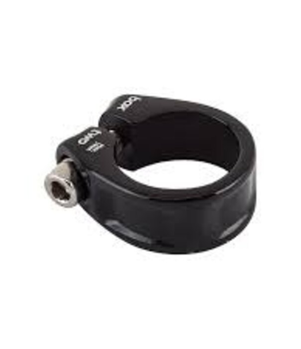 Box Two, Fixed Seat Post Clamp Kit, 25.4, Black