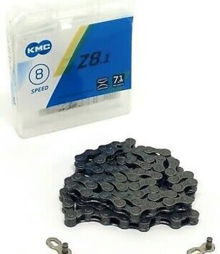 KMC, Z8.1 GY/GY, Chain, Speed: 6/7/8, 7.1mm, Links: 116, Grey
