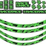 race face raceface DECAL KIT MEDIUM 802C NEON GREEN