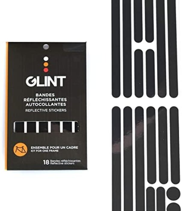Glint Reflective GLINT Reflective, Frame Stickers, Black, Kit