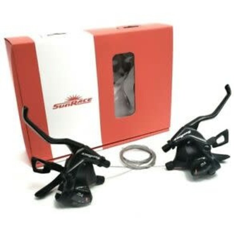 SunRace SHIFTER SUNRACE HB STM406 TRIGGER/BRAKE 3x7s PR V BK