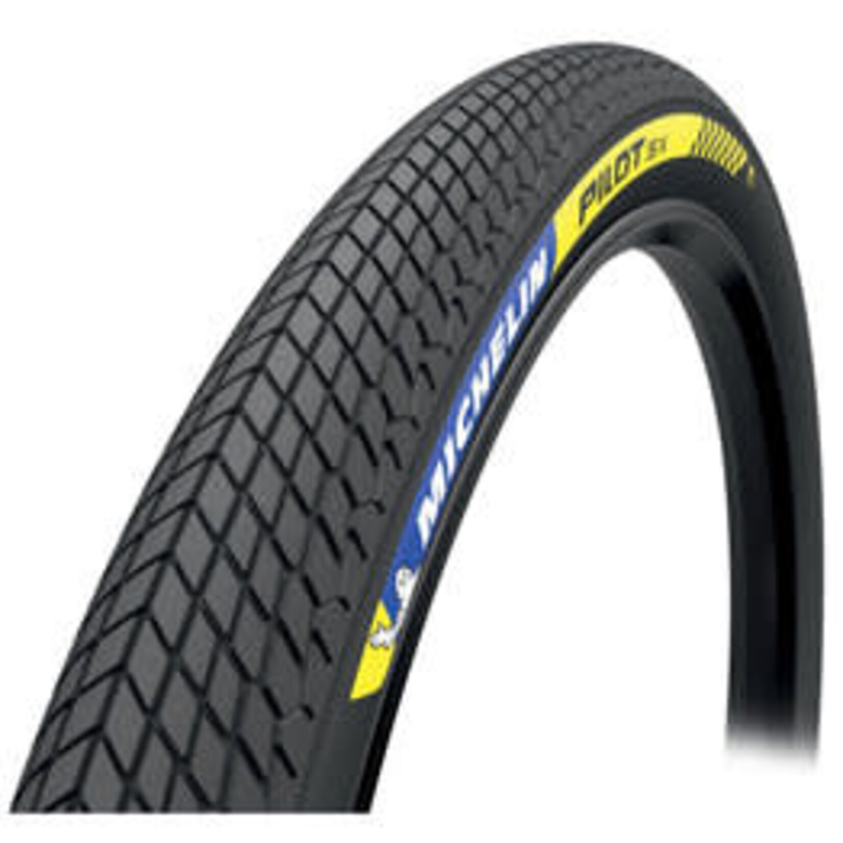 Michelin Michelin, Pilot SX Slick, Tire, 20''x1.70, Folding, Tubeless Ready, 60TPI, Black