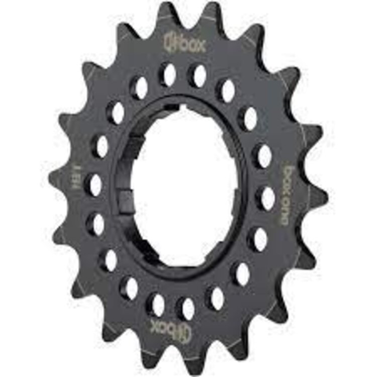 BOX,ONE SINGLE SPEED COG,BOX ONE CROMO COG 3/32 18T,CNC CROMOLY,BLACK
