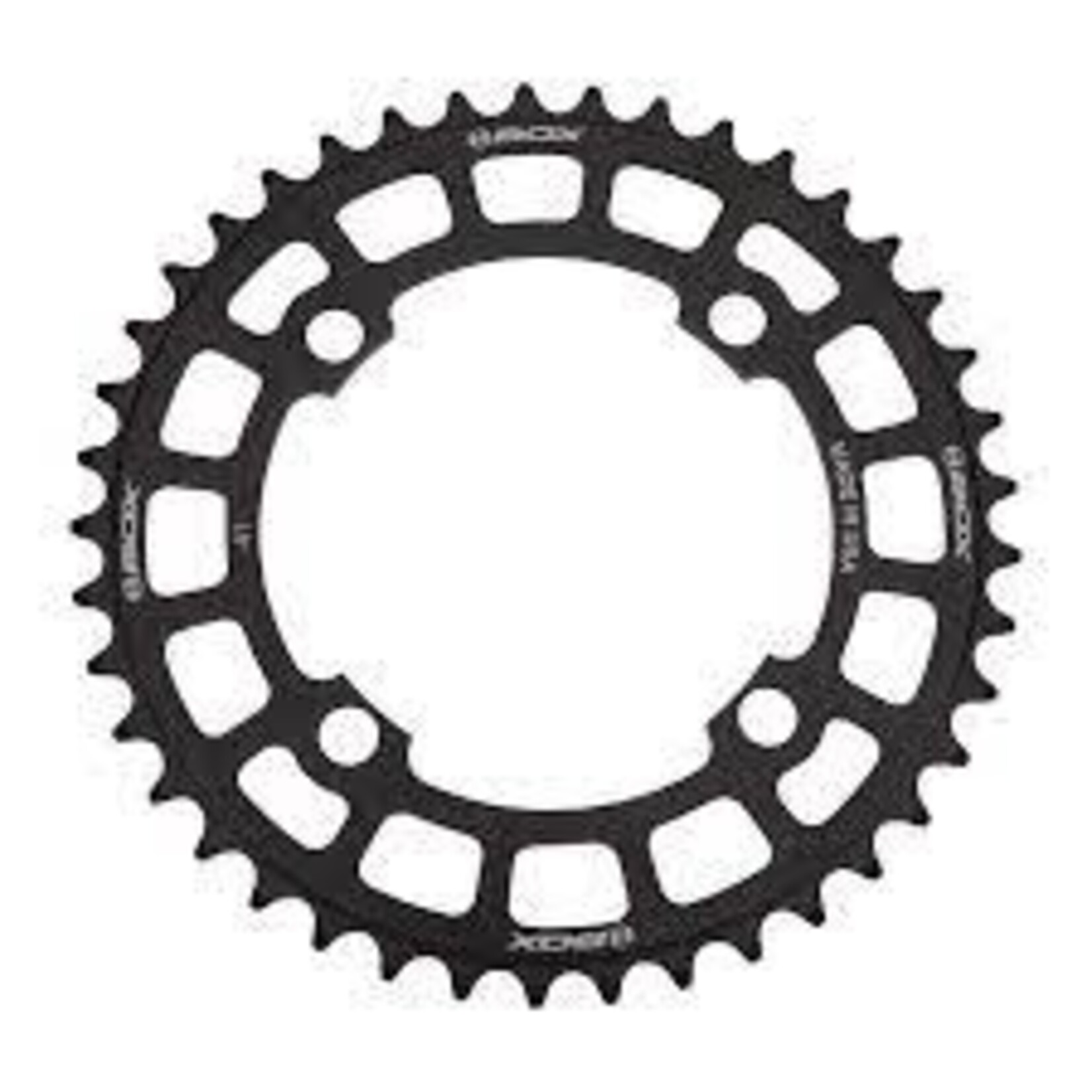 Box Components Box BMX, Chainring, Two, 41T, 4 x 104mm BCD, 6061 Alloy, Black