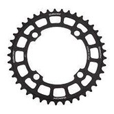 Box BMX, Chainring, Two, 41T, 4 x 104mm BCD, 6061 Alloy, Black
