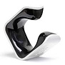 Clug Wall Mount Bicycle Storage Rack, White/Black, MTB XL  (fits tires 2.3" - 2.7")