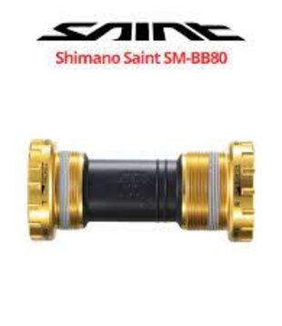 BOTTOM BRACKET, SM-BB80, RIGHT & LEFT ADAPTER (BSA THREADED), FOR SHELL WIDTH 68/73MM