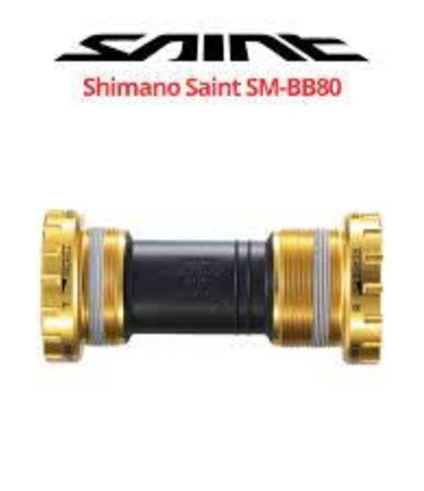Shimano BOTTOM BRACKET, SM-BB80, RIGHT & LEFT ADAPTER (BSA THREADED), FOR SHELL WIDTH 68/73MM