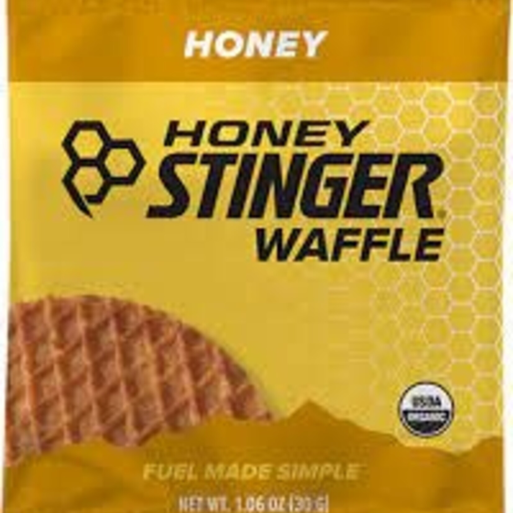 Honey Stinger Honey Stinger, Organic Waffles, Bars, Honey, 12pcs single