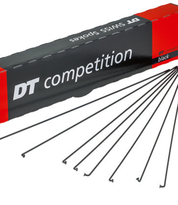 DT Swiss DT SWISS - COMP JBEND 2.0/1.8/2.0 BLK 100PCS 296MM single