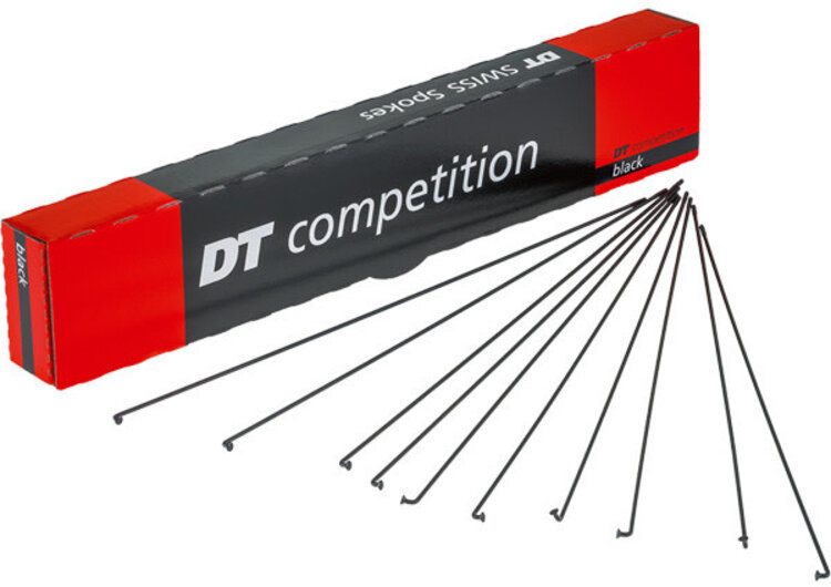 DT Swiss DT SWISS - COMP JBEND 2.0/1.8/2.0 BLK 100PCS 296MM single