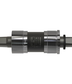 Shimano, BB-UN300-LL123, Square Taper BB, British, 68mm, : 122.5mm, Silver
