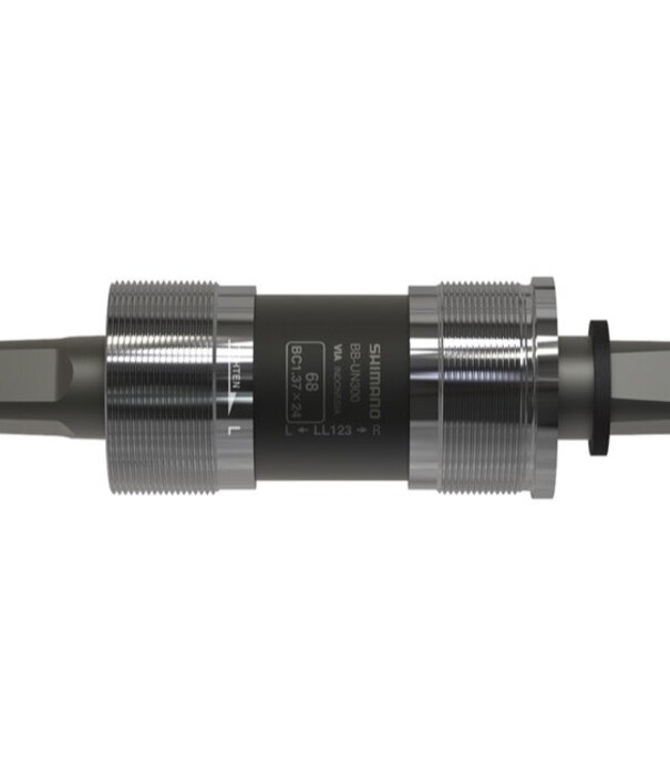 Shimano Shimano, BB-UN300-LL123, Square Taper BB, British, 68mm, : 122.5mm, Silver