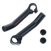 EVO, Extensions de guidon en alliage, Noir, Paire