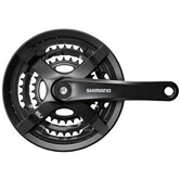 Shimano FC-TY501,FOR REAR 6/7/8-SPEED, 170MM, 48X38X28TW/CG, W/CRANK FIXING BOLT,BLACK, IND.PACK