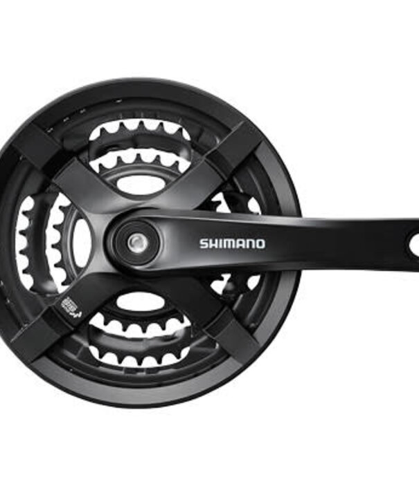 Shimano Shimano FC-TY501,FOR REAR 6/7/8-SPEED, 170MM, 48X38X28TW/CG, W/CRANK FIXING BOLT,BLACK, IND.PACK