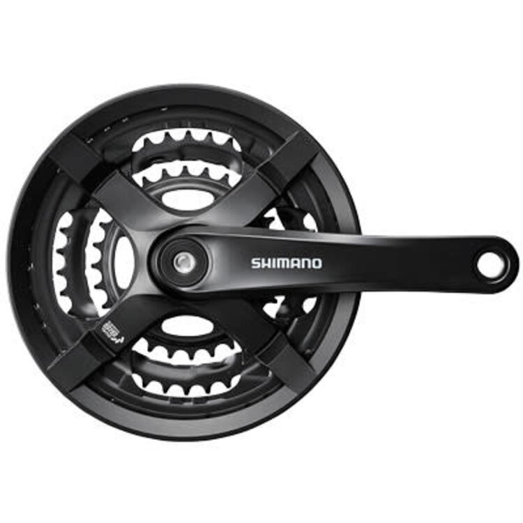 Shimano Shimano FC-TY501,FOR REAR 6/7/8-SPEED, 170MM, 48X38X28TW/CG, W/CRANK FIXING BOLT,BLACK, IND.PACK