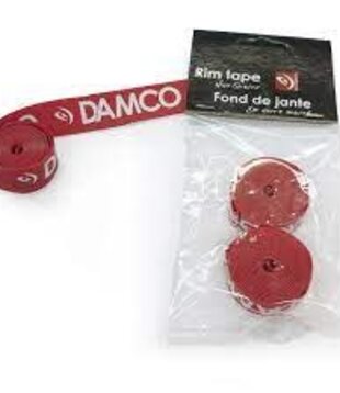 RUBAN DE JANTE DAMCO NYLON 700X18MM ROUGE single