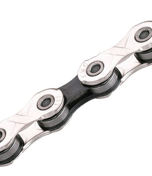 Chaîne KMC X11 argent/noir 116 maillons