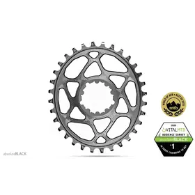 Absolute Black Plateau Oval Absolute black 6mm offset (Non-boost)