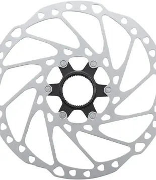 Shimano SM-RT64-LL Disc Brake Rotor with External Lockring - 220mm, Center Lock, Silver