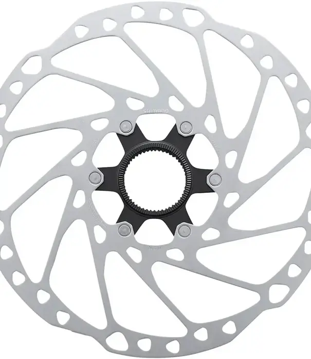 Shimano Shimano SM-RT64-LL Disc Brake Rotor with External Lockring - 220mm, Center Lock, Silver