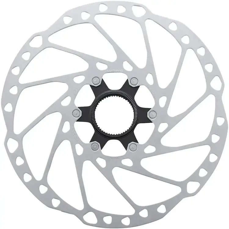 Shimano Shimano SM-RT64-LL Disc Brake Rotor with External Lockring - 220mm, Center Lock, Silver