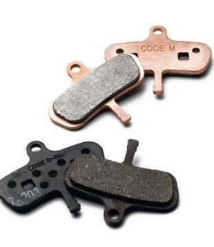 Avid, Code 2007-2010, Disc brake pads, Sintered metal, Steel back plate, pair