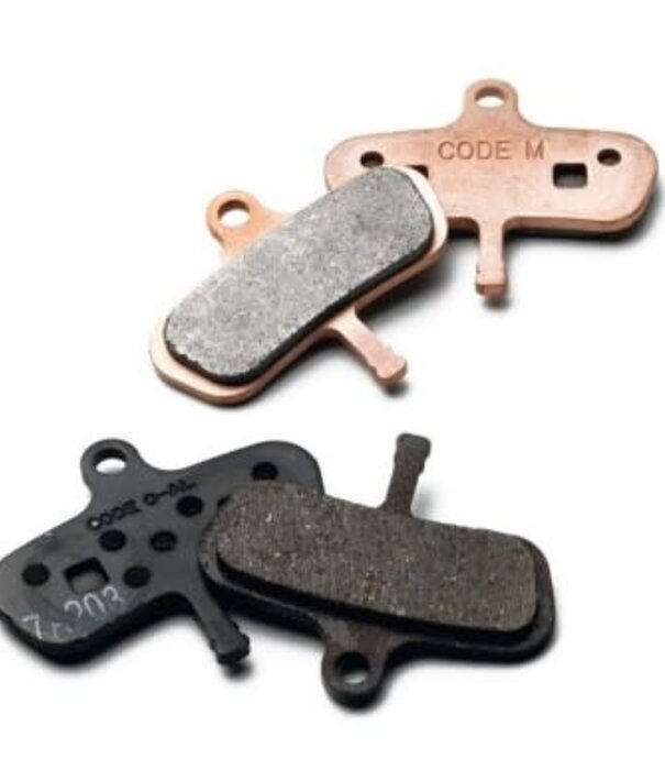 Avid Avid, Code 2007-2010, Disc brake pads, Sintered metal, Steel back plate, pair