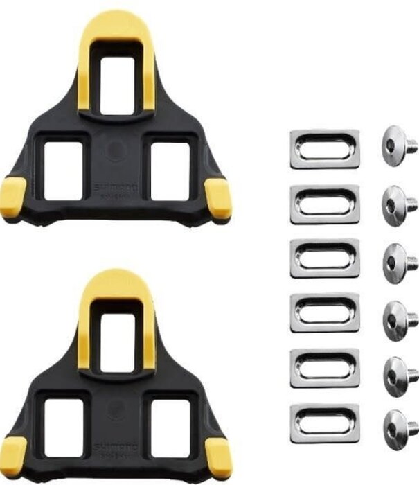 Shimano Shimano SPD SL CLEAT SET SM-SH11 YELLOW 6 DEGREE PAIR (SELF-ALIGNING MODE)