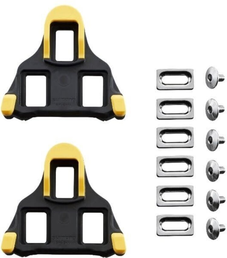 Shimano Shimano SPD SL CLEAT SET SM-SH11 YELLOW 6 DEGREE PAIR (SELF-ALIGNING MODE)