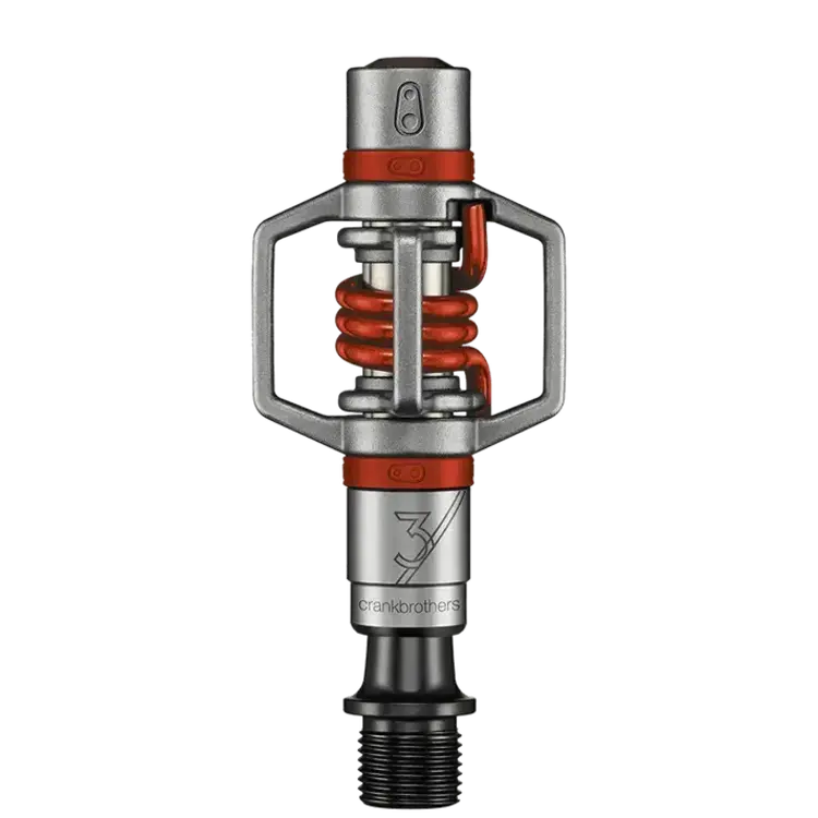 Crankbrothers CrankBrothers, Pédales Eggbeater 3, Argent/Rouge