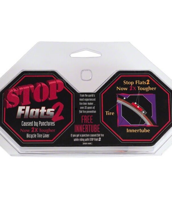 Stop Flats, Ruban anticrevaison, Rouge, 700x28a35 / 27x11/4