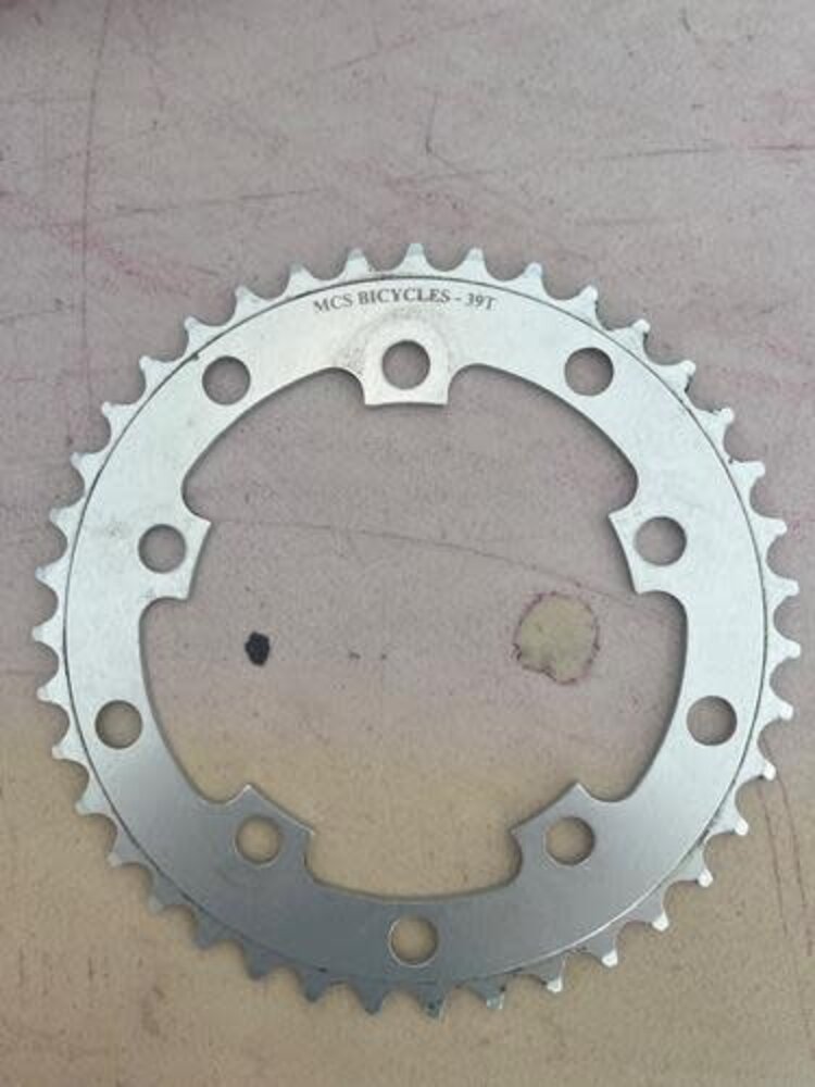 MCS Bicycle, 4 bolt/ 5 bolt chainring 40T, argent