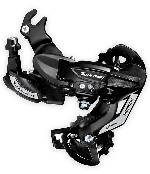 Shimano Shimano, Tourney RD-TY500, Dérailleur arrière, 6/7vit., SGS, Noir, Avec adaptateur