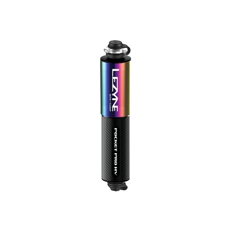 Lezyne Lezyne, Pocket Drive HV, Pompe, 147mm, 90psi, ABS flip chuck, Multicolore