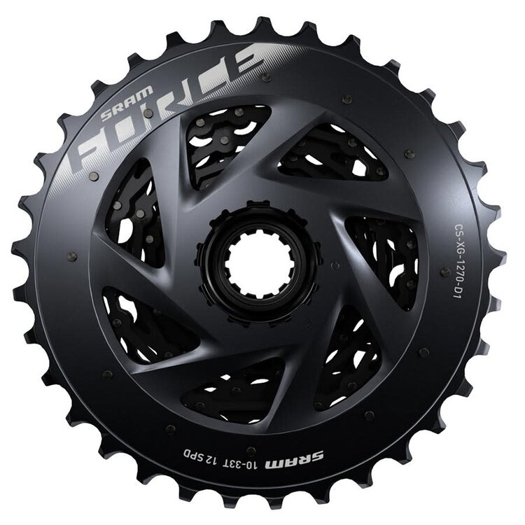 Sram SRAM, XG-1270, Cassette, Argent, Vitesses: 12, 10-33D