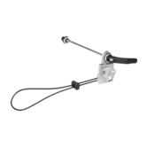 Thule Axle Mount ezHitch Plate with Quick Release Skewer BLACK/SILVER