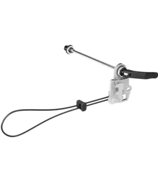 Thule Axle Mount ezHitch Plate with Quick Release Skewer BLACK/SILVER