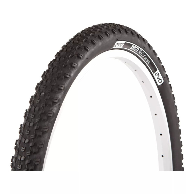 Evo EVO, Knotty, Tire, 26''x2.0, Wire, Clincher, Black