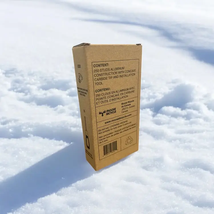 Moose Ensemble de 250 clous concaves pour pneus d'hiver