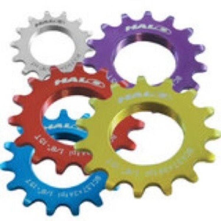 Halo, Track Cog 1/8 CNC Cr-mo 1.37 x 24Tpi Rouge 17T