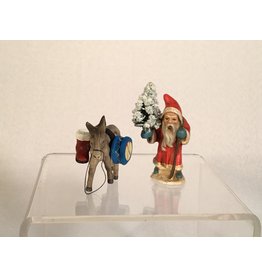 Mini Santa w/ Donkey