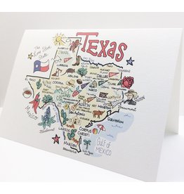 Texas Map Card /5