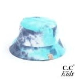 judson 726000 - C.C KIDS  Cotton Reversible Tie Dyed Bucket Hat - Teal