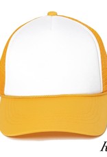 judson 729351 - Kids Solid Color Mesh Trucker Hat - Yellow