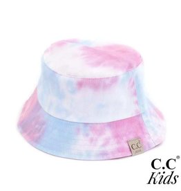 judson 725999 - C.C KIDS  Cotton Reversible Tie Dyed Bucket Hat - Pink