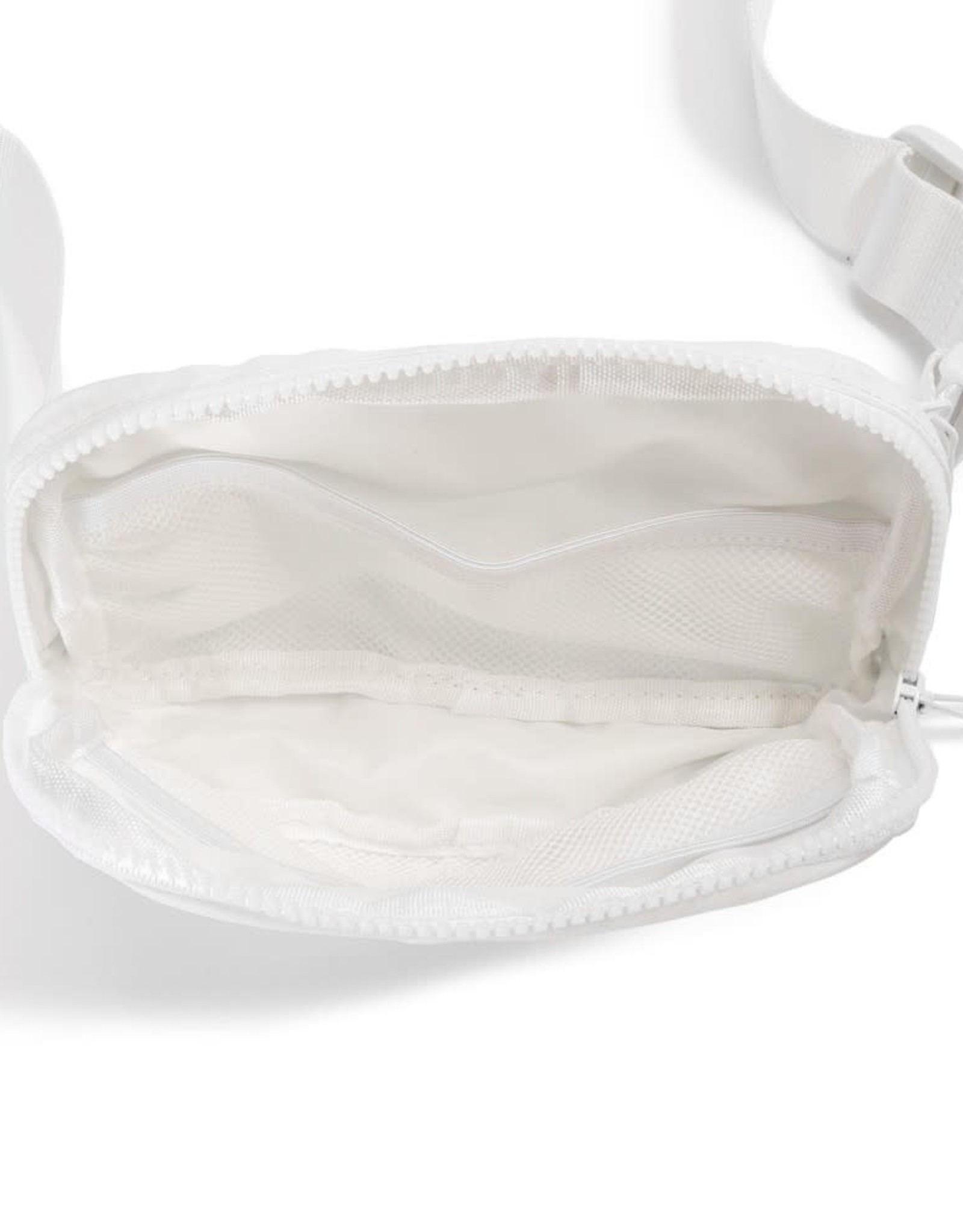 judson 782806 - Crossbody Nylon Belt Bag - White
