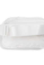 judson 782806 - Crossbody Nylon Belt Bag - White