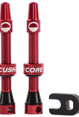 Cush Core Cush Core Tubeless Valves Red Pair 44mm